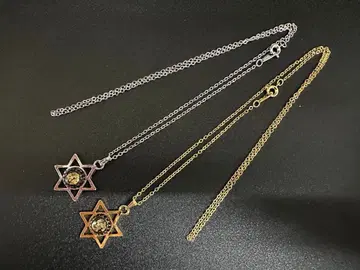 금 가루 펜던트 2개 세트