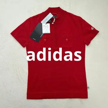 [ 새상품 ] 아디다스 반팔 하이넥 스웨터 여성용 골프웨어 adidas