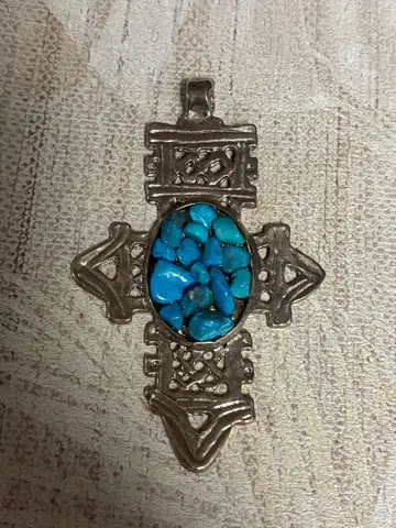 터콰이즈 레트로 펜던트