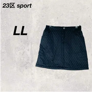 23구 sport 새상품급 스커트 블랙 도트 LL 가을/겨울 골프 여성용