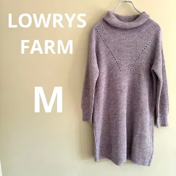 LOWRYS FARM 로리즈팜 터틀넥 니트 원피스 M