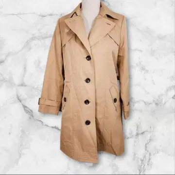새상품급 SANS FIN 트렌치코트 베이지 탈부착 라이너 포함 M