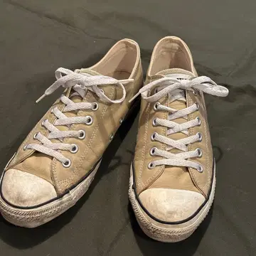 USA제 컨버스 올스타 가죽 베이지색 26cm (7 1/2)