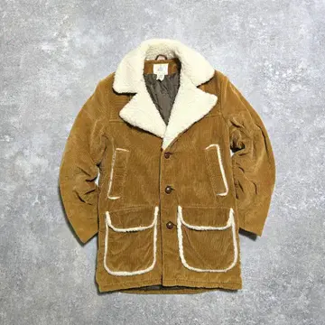 90s U.S. 옷깃 보아 코듀로이 자켓 안감 퀼팅