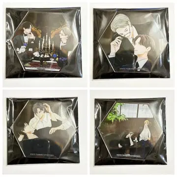 CAFE SWALLOW 사토츠바메 콜라보 카페 아크릴 코스터 4종