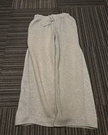 SUNSET 선셋 스웨트 팬츠 와이드 플레어 팬츠 님 착용