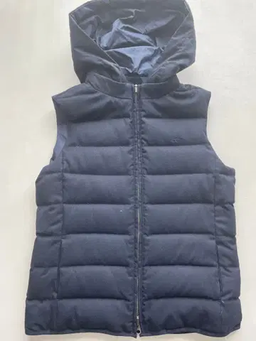 LACOSTE 다운 베스트 후드 부착 리버서블 M 울