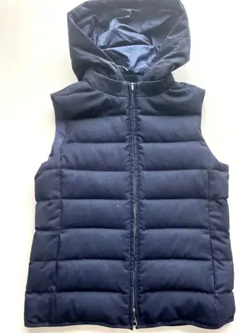 라코스테 LACOSTE 다운 베스트 후드 부착 리버서블 S 울