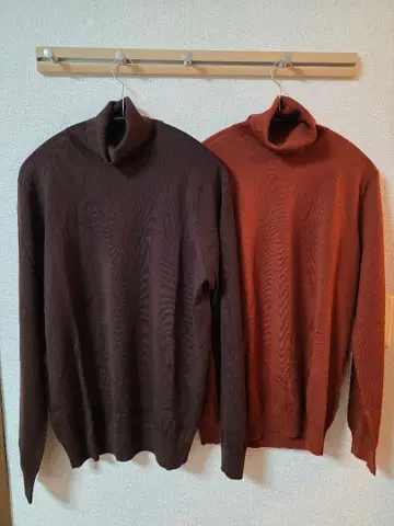 TOMORROWLAND 슈퍼 파인 메리노울 터틀넥 2색 세트