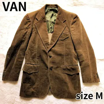 90's VAN JAC 빈티지 코듀로이 자켓 카멜 M