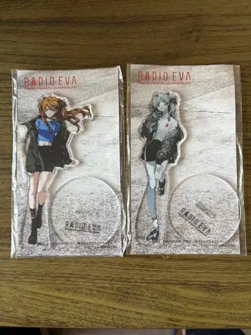 RADIO EVA 아스카 아크릴 스탠드 2체 세트