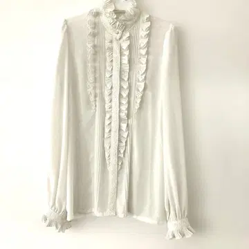 쇼와 레트로 블라우스 S 사이즈