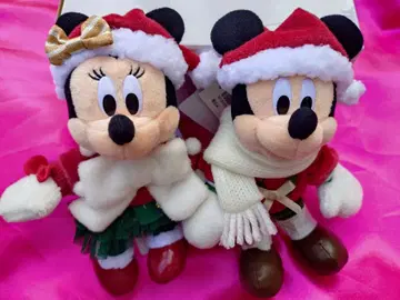 미키 미니 인형 배지 세트 디즈니 크리스마스 2025