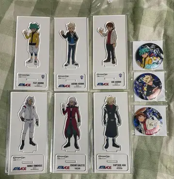 건담 AGE MODEL SHEET AS 마그넷 배지 묶음 판매