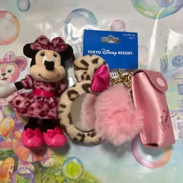 디즈니 리조트 미니 레오파드 무늬 세트