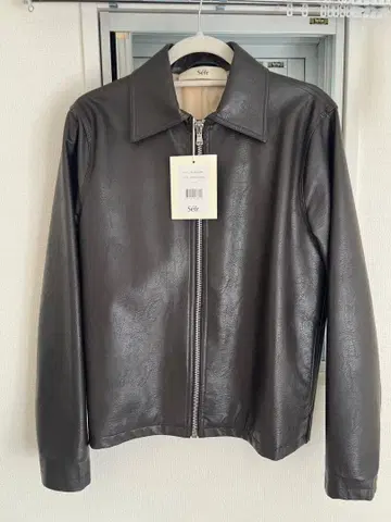 [ 새상품급 ] sefr truth fake leather jacket
