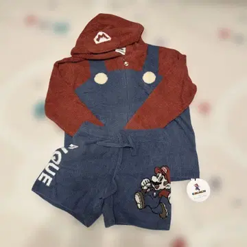 젤라피케 슈퍼 마리오 후드티 숏팬츠 세트 룸웨어