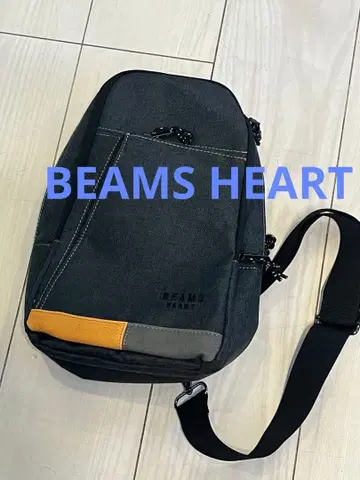 [미사용] BEAMS HEART 빔즈 하트 미니 원숄더백 그레이