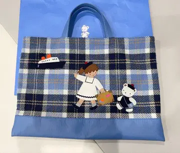 familiar 백 familiar 쇼 가을 타탄 체크