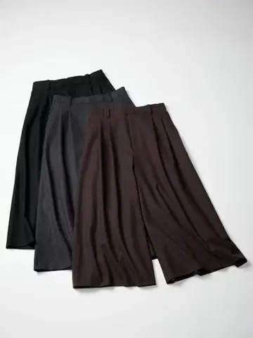 UNIQLO C 큐롯 다크 브라운 XL