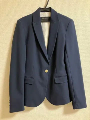 ZARA 테일러드 자켓 네이비