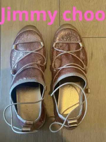 로즈 골드 메쉬 스포츠 샌들