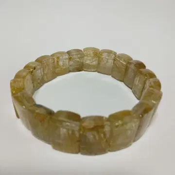 타이틴 루틸 뱅글 팔찌 세로 약 14mm 가로 약 10mm