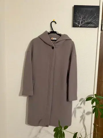 플라스테 그레이 롱 코트 S 사이즈