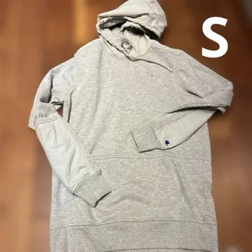 Champion 그레이 후드 부착 트레이닝복 남성용 S