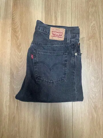 Levi's 501 블랙 스트레이트 데님