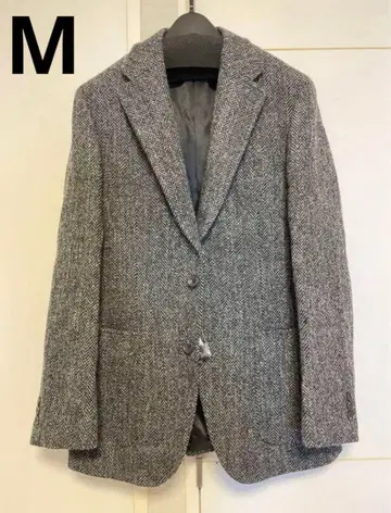 [ SALE ] 해리스 트위드 테일러드 자켓 그레이 헤링본 M