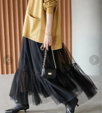 새상품급 SLOBEIENA 레이어드 튜튜 스커트