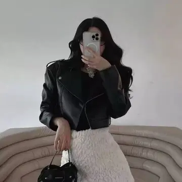 다리치 드롭 숏 라이더 자켓