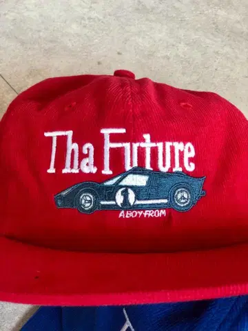 GT40 코듀로이 캡 빨간색 레드 새상품