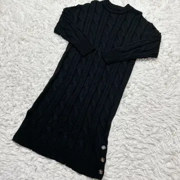 [ c6654 ] 칼리타 원피스 니트 블랙 롱