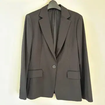 꼼사데모드 블랙 테일러드 자켓 원버튼