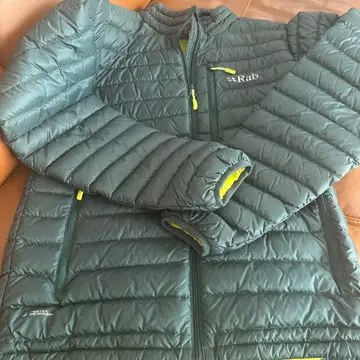 Rab 다운 자켓 M 사이즈 다크 그린