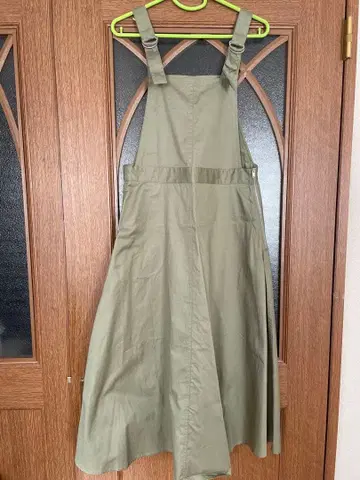 [ 새상품 ] BEAMS 플레어 점프수트 올리브색 살로펫 프리 사이즈