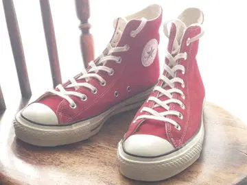 컨버스 재팬 하이컷 스웨이드 레드