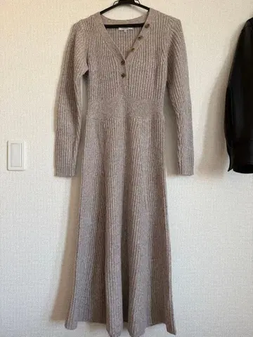 COTORICA. 니트 롱 원피스 F 사이즈 베이지