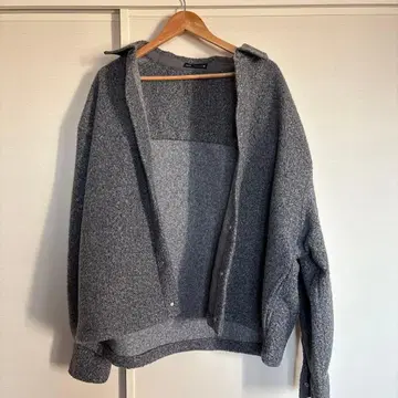 ZARA 그레이 버튼 자켓 XL