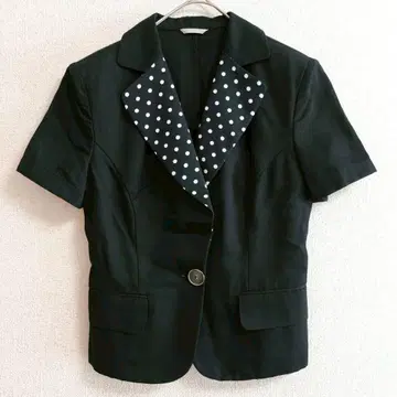 s0641 [ ACCENTO BY MARZOTTO ] 도트 테일러드 자켓