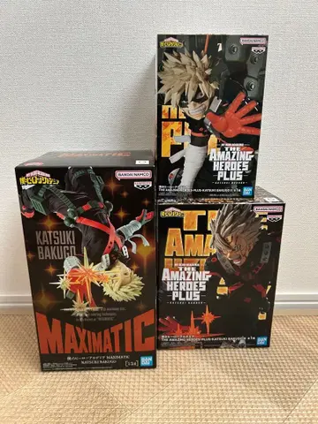 나의 히어로 아카데미아 바쿠고 카츠키 피규어 3종 세트 MAXIMATIC
