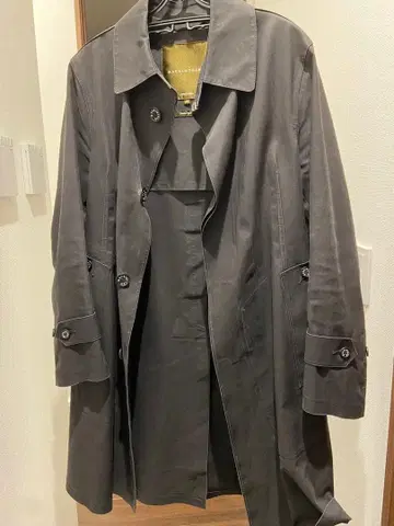 매킨토시 스텐카라 코트 던켈드 블랙 고무