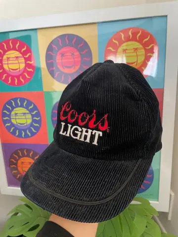 빈티지 80's Coors Light 코듀로이 캡