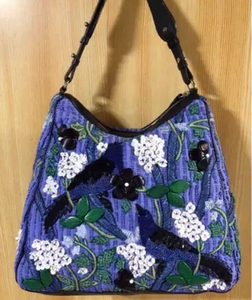 자망 퓨에쉬 비즈 백 새 새상품