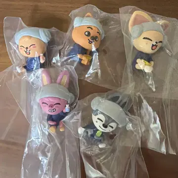 애니메이션 캐릭터 5체 세트 캡슐 토이