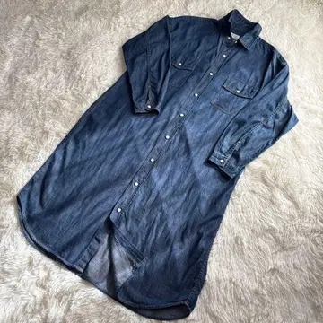 JOURNALSTANDARDrelume 데님 롱 셔츠 원피스 블루