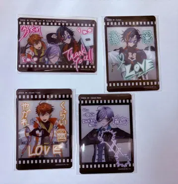 [컴플리트] 니지산지 세븐일레븐 한정판 클리어 카드 전 4종 세트