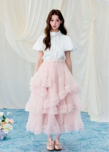 트리트유어셀프 Ballerina blooming tulle skirt